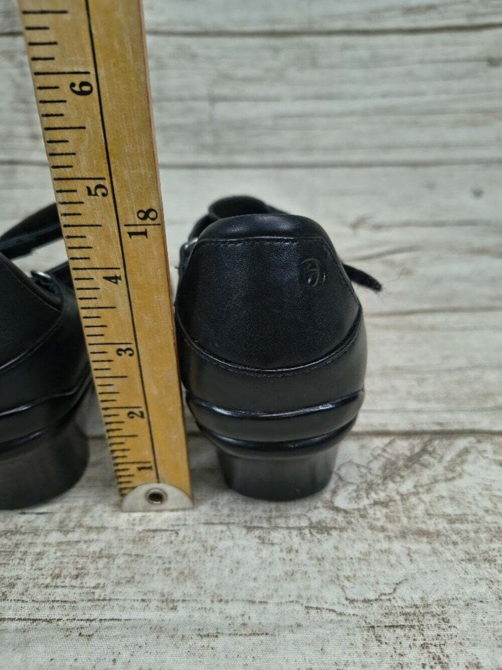 Aravon Black Leather Comfort Mary Jane Shoes Women’s Size 8 EE Extra Wide - Picture 11 of 11